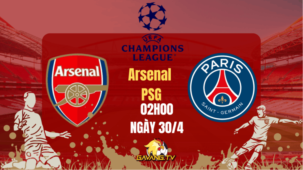 Arsenal vs PSG – Hai siêu cường châu Âu "tử chiến" vì vinh quang Champions League!